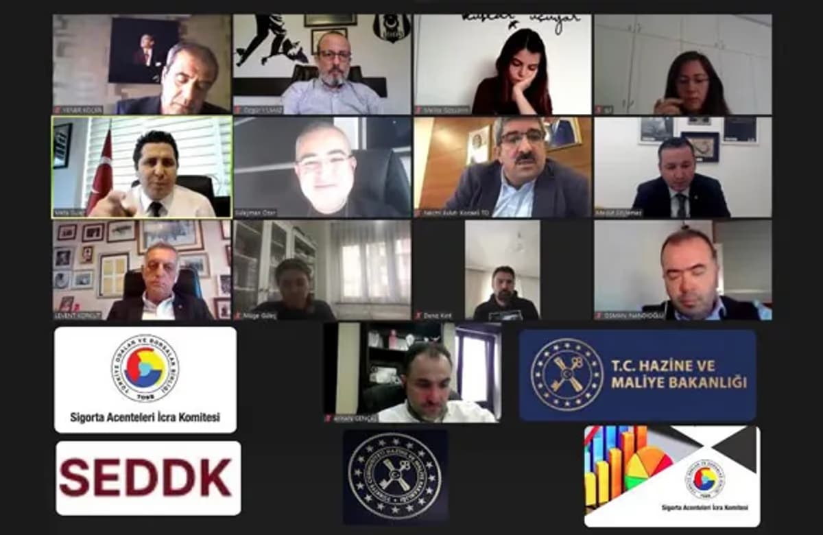 TOBB SAİK yönetimi ve SEDDK yetkilileri video konferansta buluştu