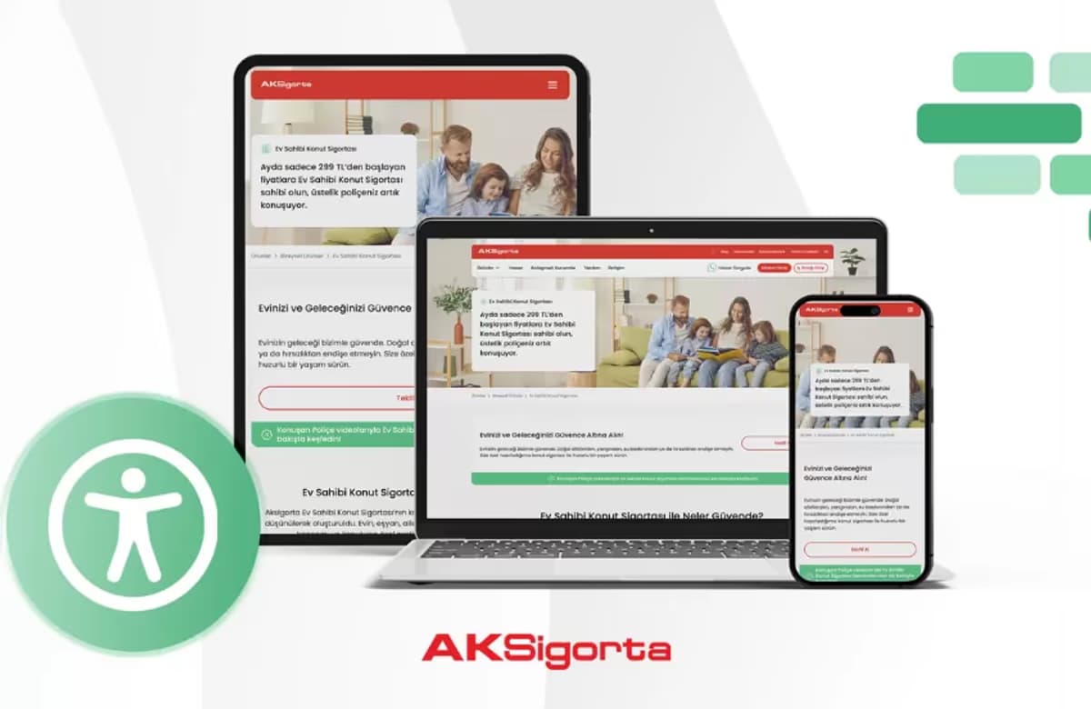 Aksigorta web sitesi sürdürülebilirlik skoruyla fark yarattı