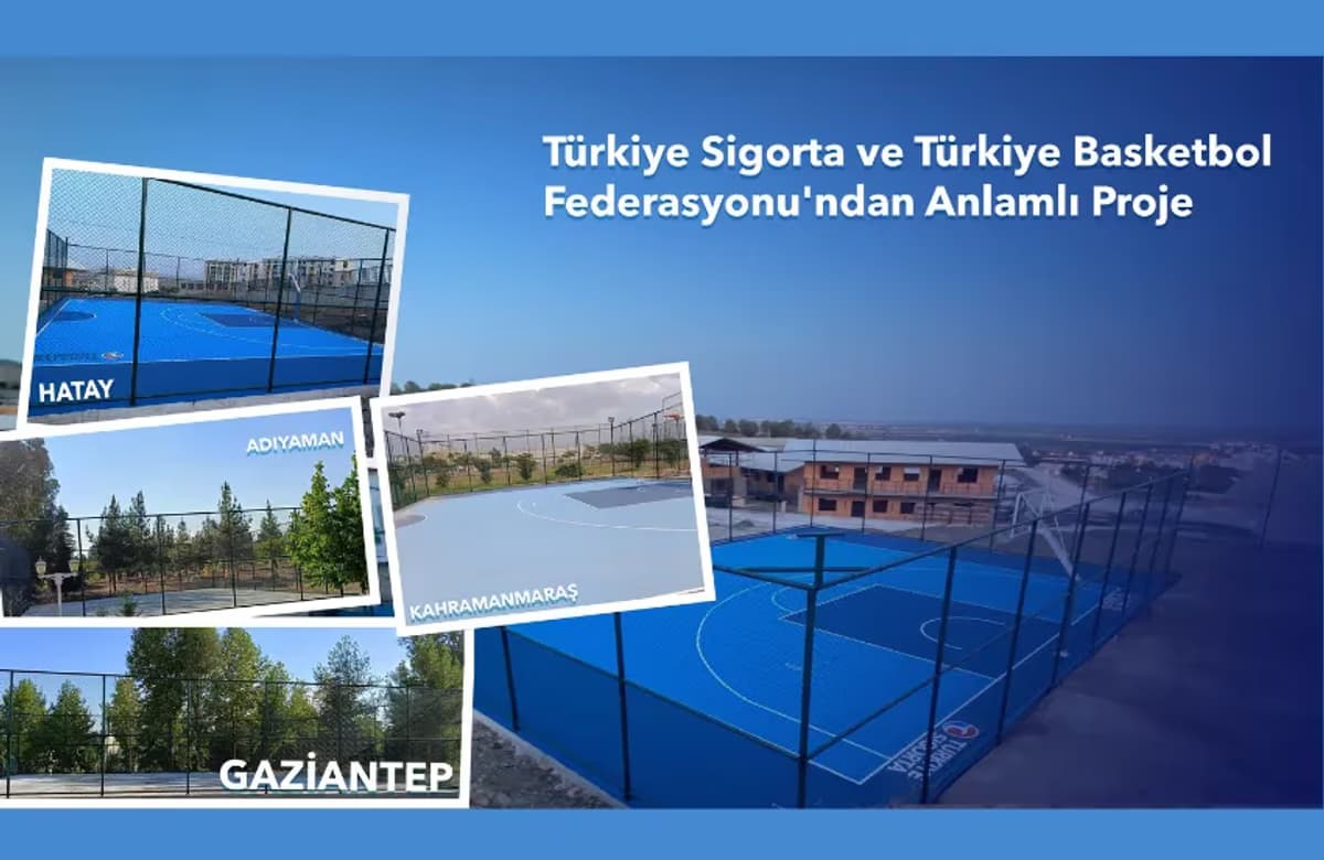 Türkiye Basketbol Federasyonu ve Türkiye Sigorta’dan anlamlı proje