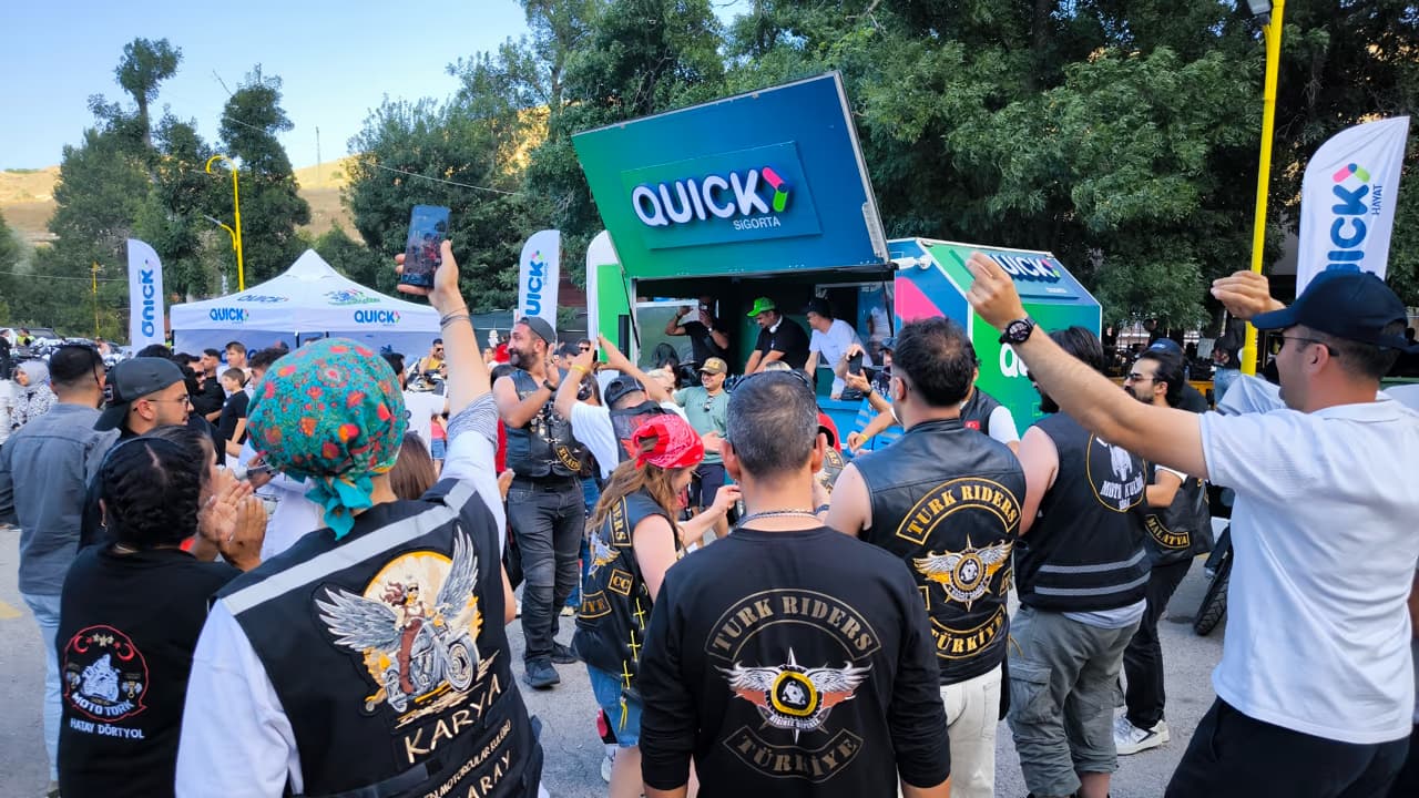 Quick Sigorta accompanied his passion for motorcycles in Antep and Malatya - 2