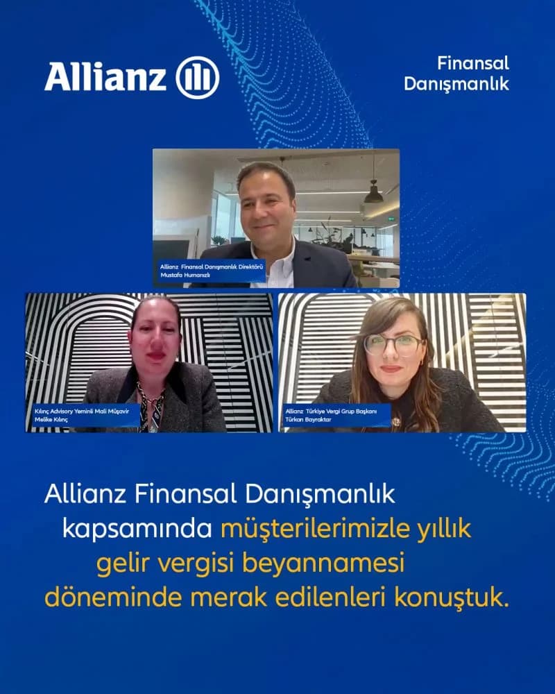 Allianz’dan vergi beyannamesi dönemine özel bilgilendirme webinarı - 1