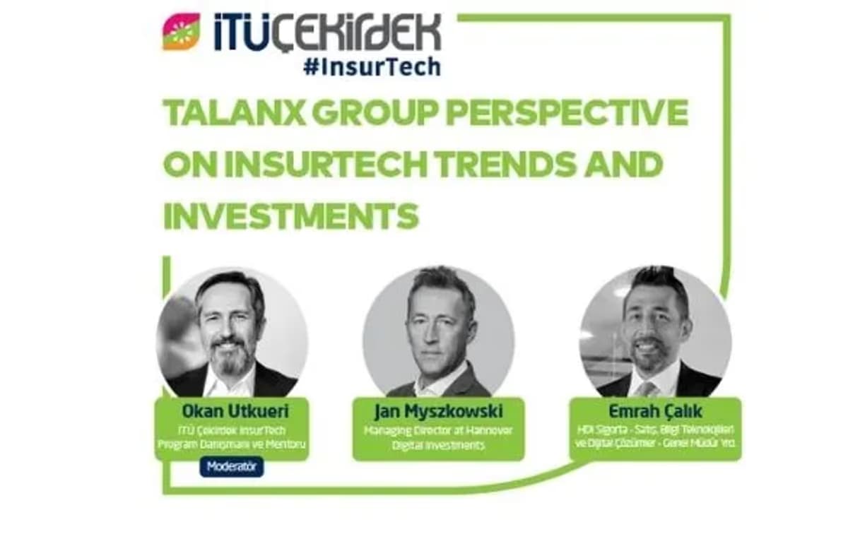İTÜ Çekirdek’te insurtech trendleri ve yatırımlar konuşulacak