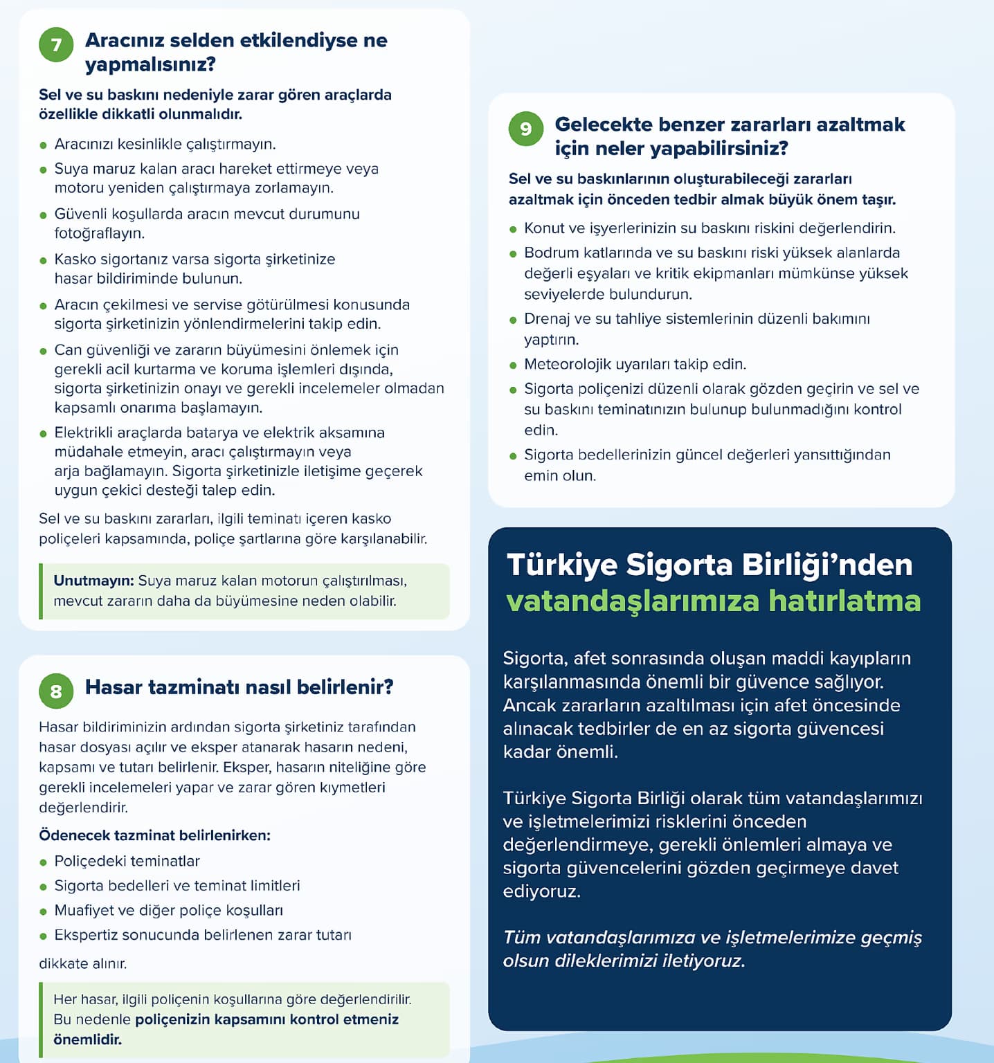 TSB’den sel ve su baskını sonrası hasar rehberi - 3