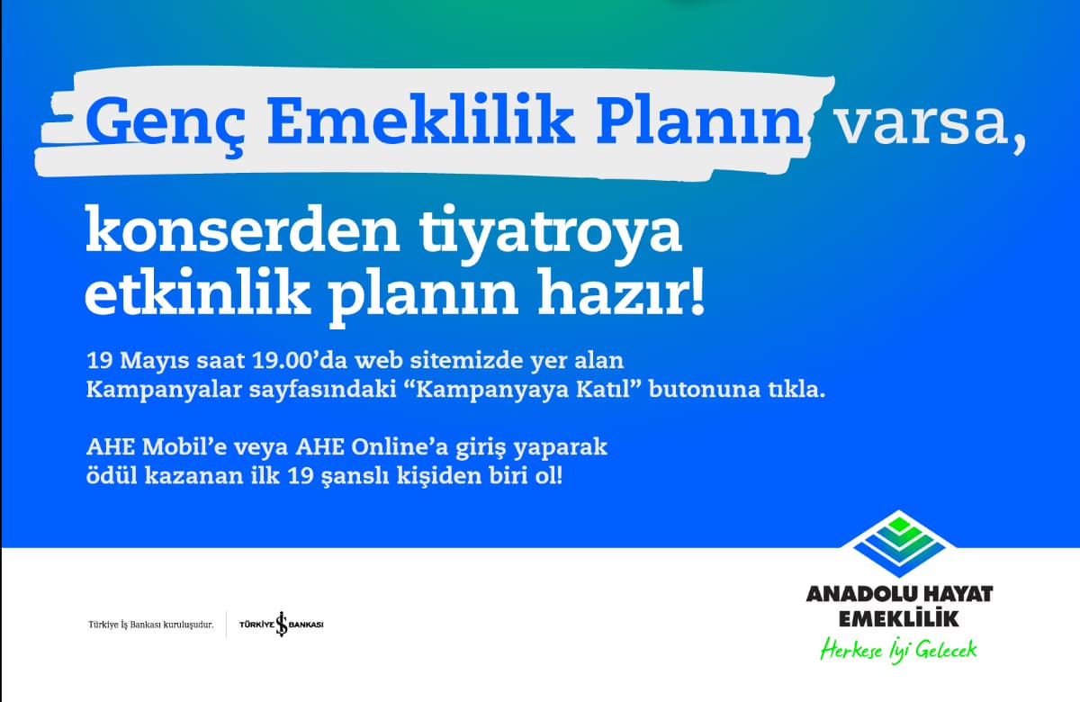 Anadolu Hayat Emeklilik’ten 19 Mayıs Atatürk’ü Anma, Gençlik ve Spor Bayramı’na Özel Kampanya