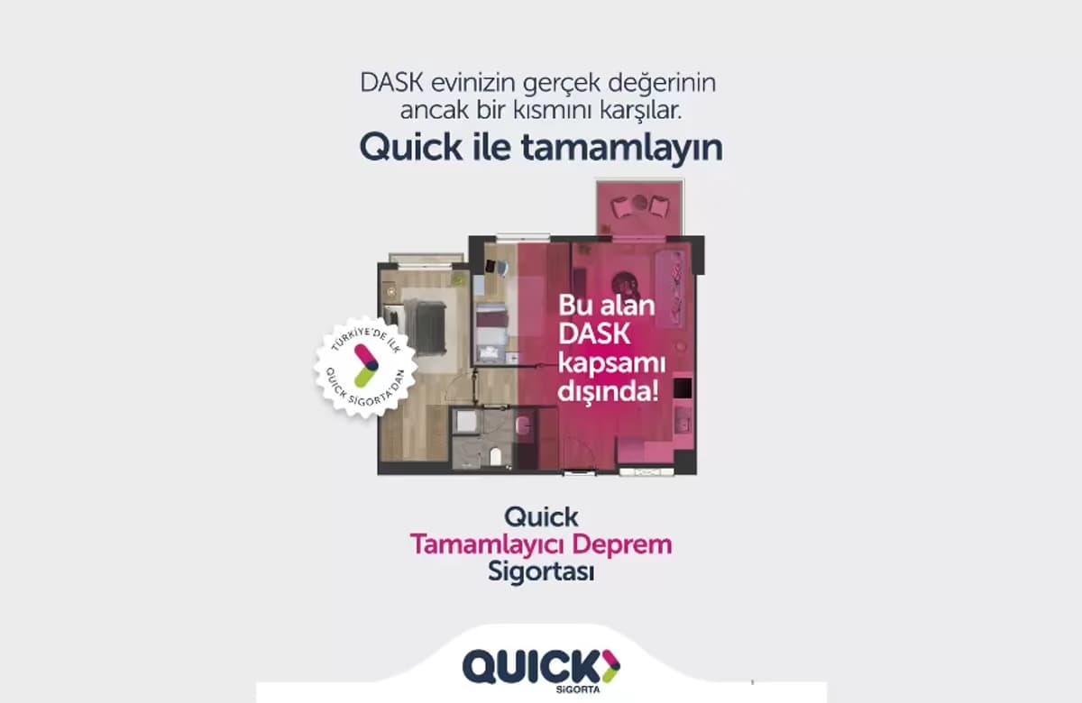 Quick Sigorta’dan deprem güvenliğine yeni kalkan Tamamlayıcı Deprem Sigortası