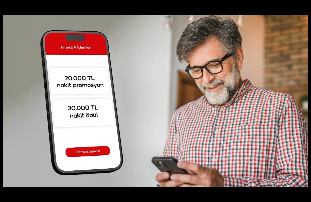 Akbank’tan SGK Emeklilerine 50 Bin TL’ye Varan Nakit Ödül 