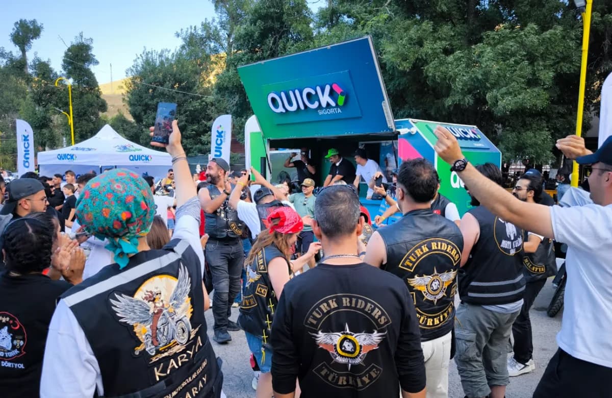 Quick Sigorta a accompagné sa passion pour les motos à Antep et Malatya