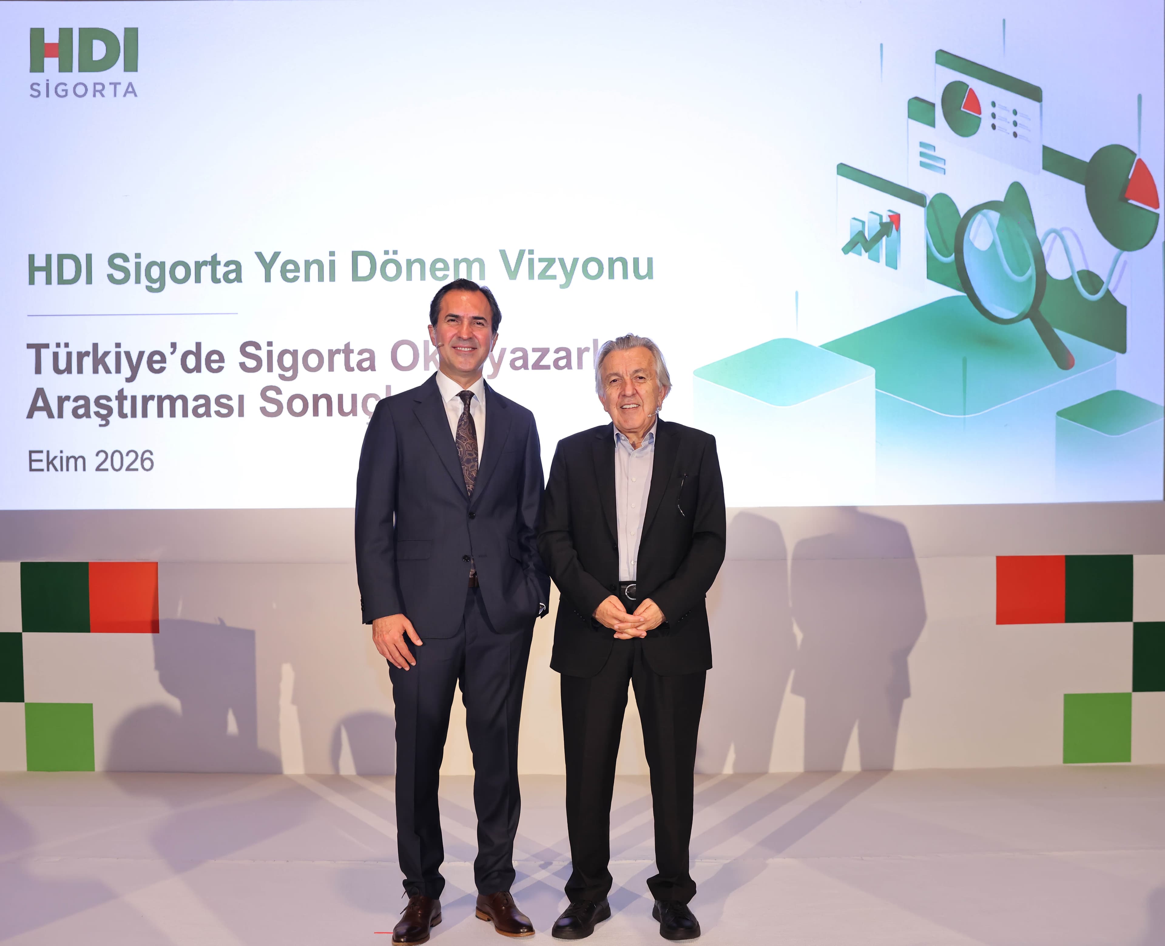 HDI Sigorta CEO’su Firuzan İşcan ve Veri Enstitüsü Yönetim Kurulu Başkanı Bekir Ağırdır