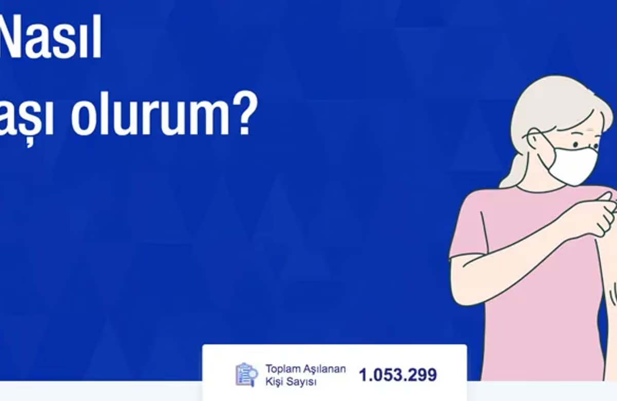 Aşılanan kişi sayısı 1 milyonu geçti
