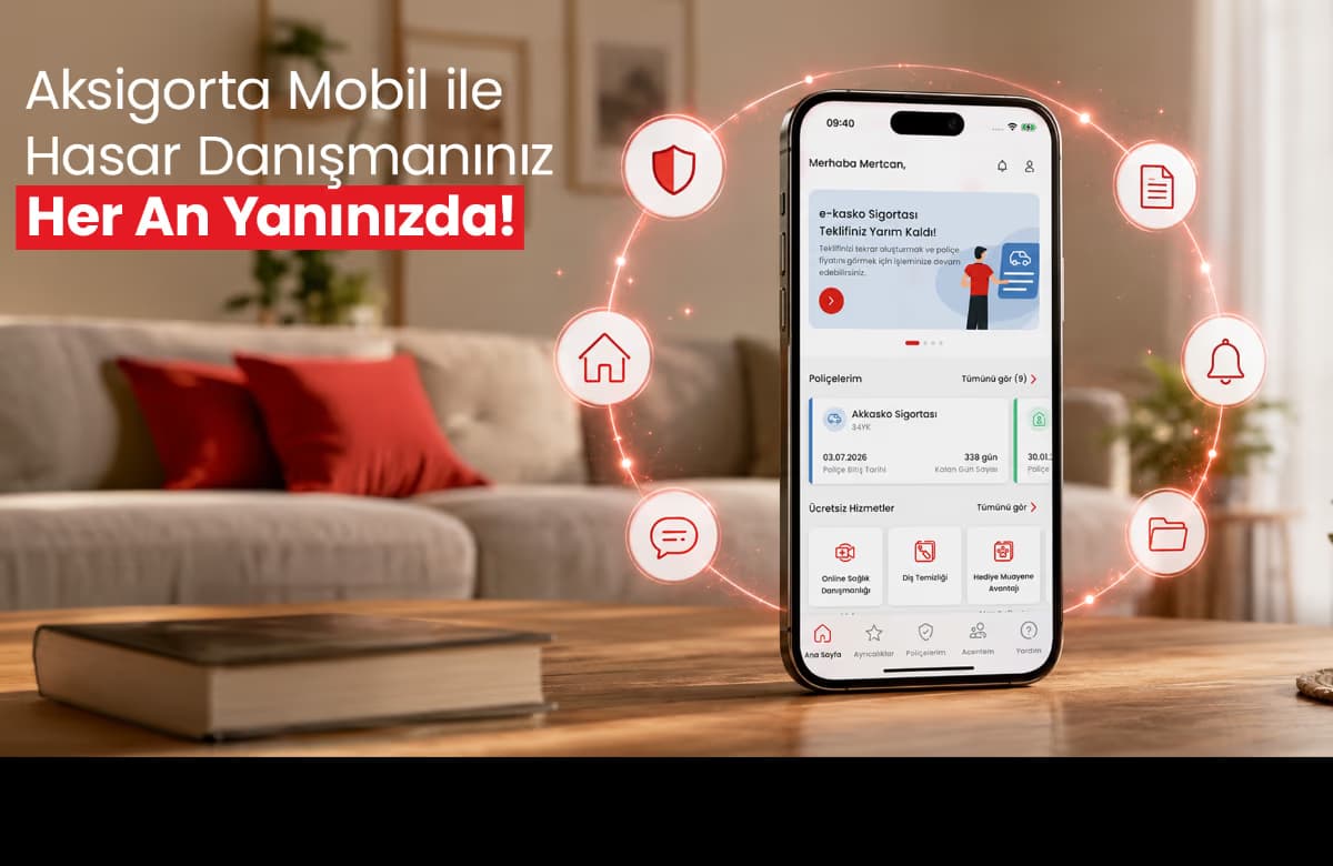 Aksigorta Mobil ile Hasar Danışmanınız Her An Yanınızda