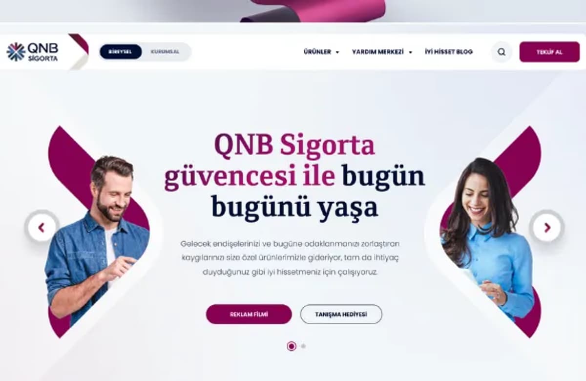 QNB Sigorta web sitesini yeniledi