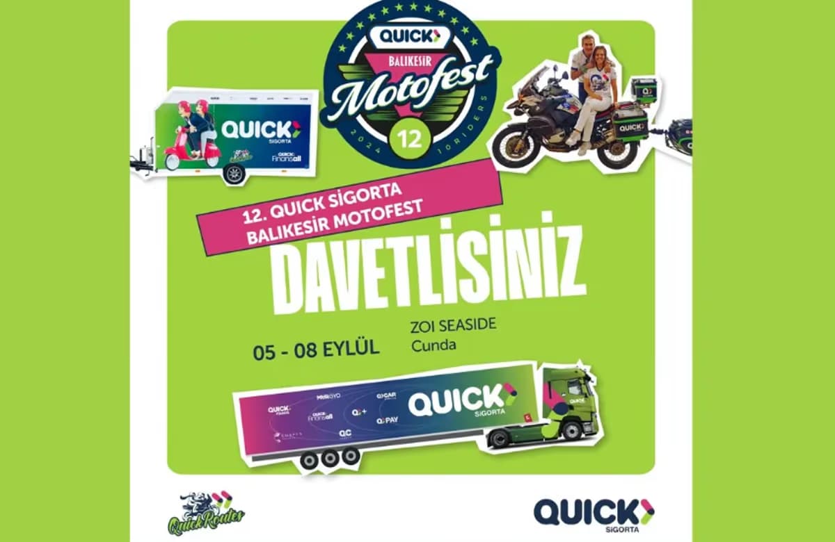 12’nci Uluslararası Quick Sigorta Balıkesir Motosiklet Festivali başlıyor