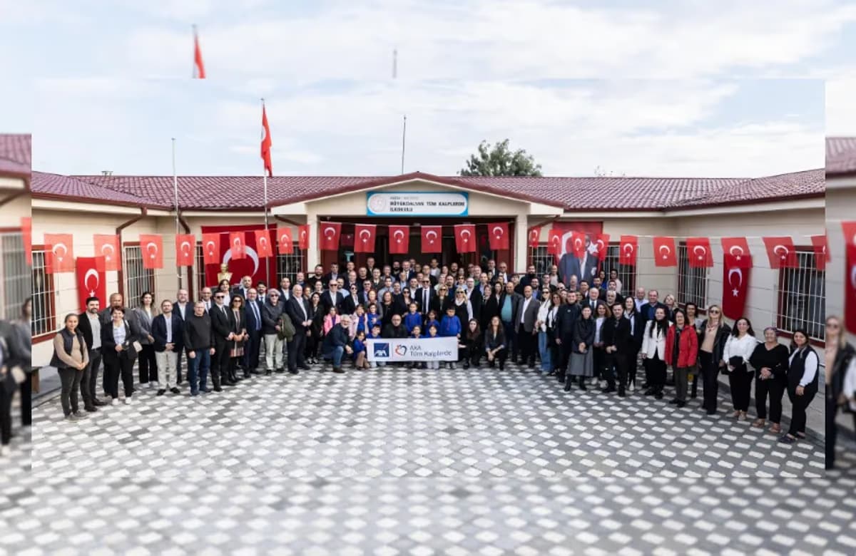AXA Türkiye ve acenteleri birlikte inşa ettikleri Büyükdalyan Tüm Kalplerde İlkokulu’nu ziyaret etti