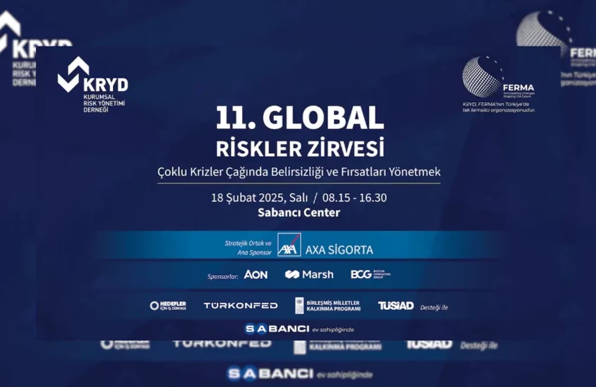 11’inci Global Riskler Zirvesi 18 Şubat’ta İstanbul’da gerçekleşecek