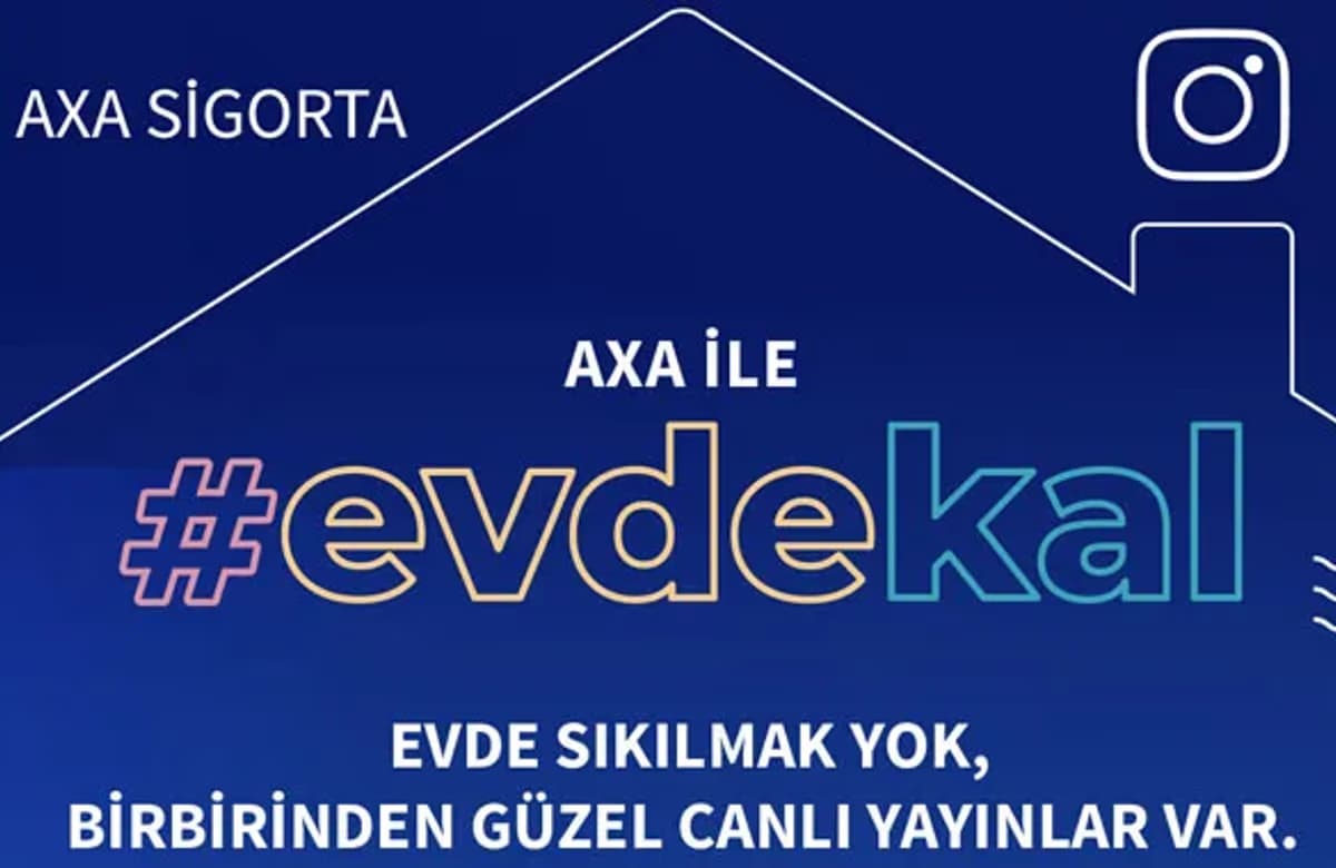 AXA Sigorta’dan “AXA ile Evde Kal” canlı yayın serisi