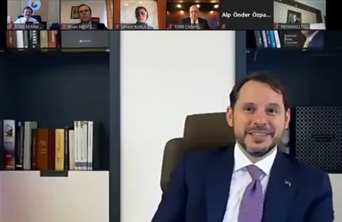 SAİK Başkanı Levent Korkut, Hazine ve Maliye Bakanı Berat Albayrak ile video konferans görüşmesi gerçekleştirdi