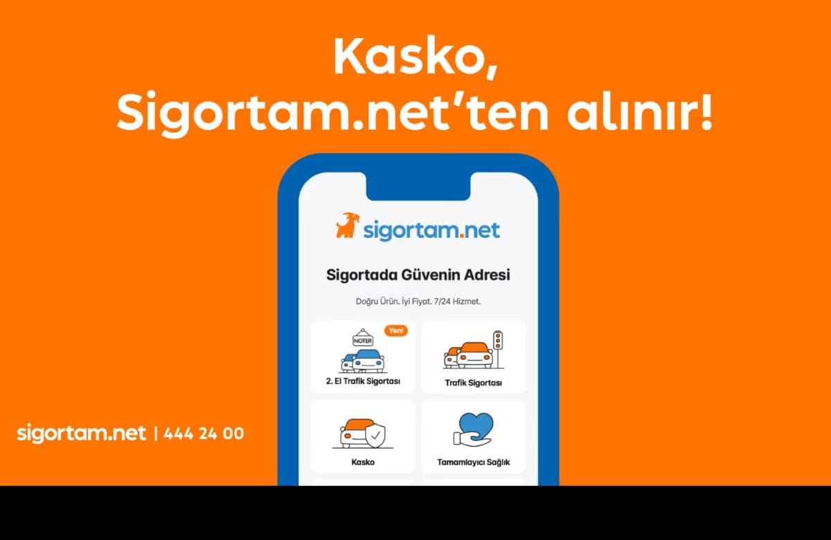 Kasko Sigortam.net’ten alınır, şimdi WhatsApp’tan daha da kolay!