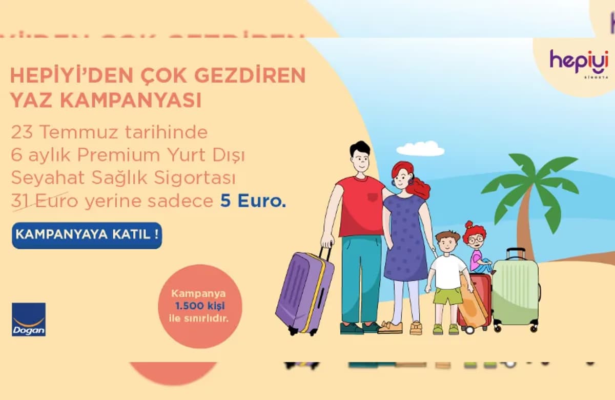 Hepiyi Sigorta’dan Çok Gezdiren Yaz Kampanyası