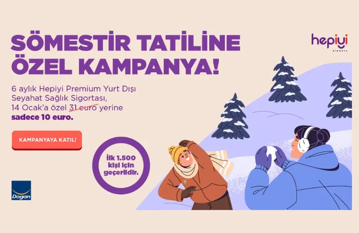 Hepiyi’den sömestir tatiline özel kampanya