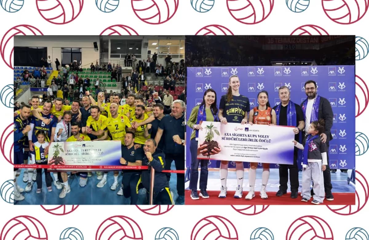 2024 – 2025 Sezonu AXA Sigorta kadınlar ve erkekler Kupa Voley şampiyonları belli oldu