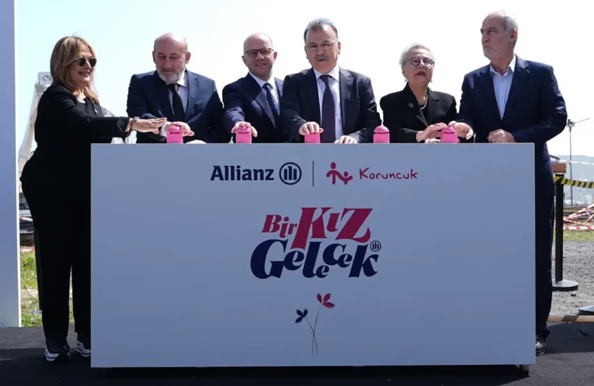 Allianz Türkiye desteğiyle Koruncuk kızları için inşa edilecek yurt binasının temelleri atıldı