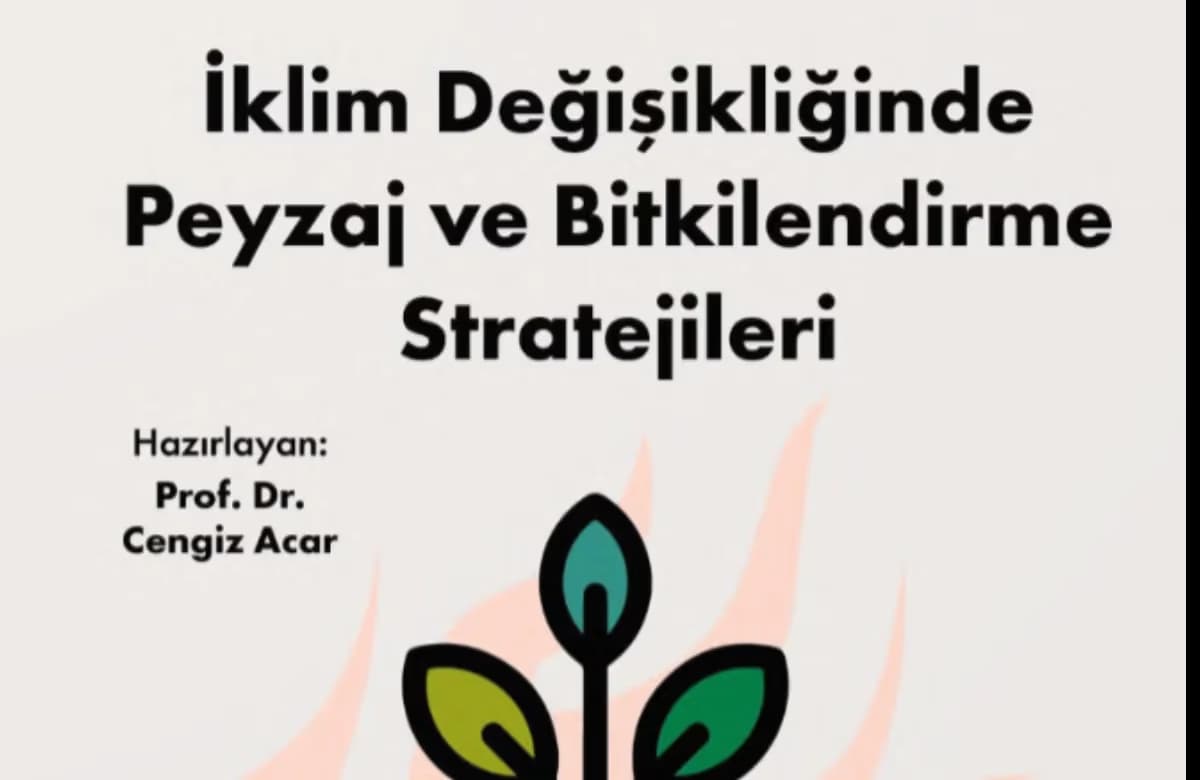 İKLİM KRİZİNE KARŞI "YEŞİL REHBER" YAYIMLANDI!