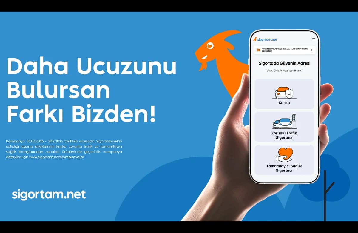 Sigortam.net’ten “Daha Ucuzunu Bulursan Farkı Bizden” Kampanyası