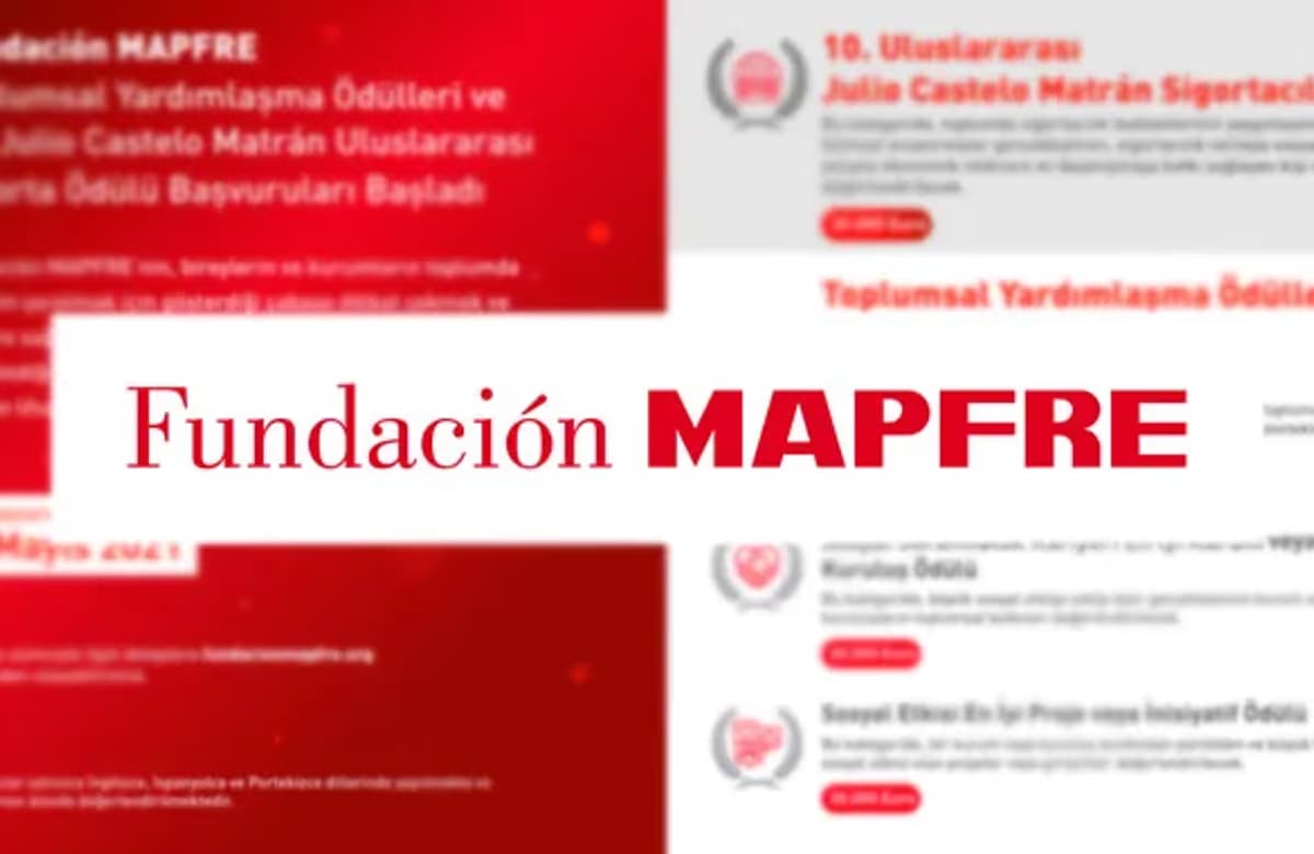 Fundación MAPFRE Toplumsal Yardımlaşma Ödülleri başvuruları başladı
