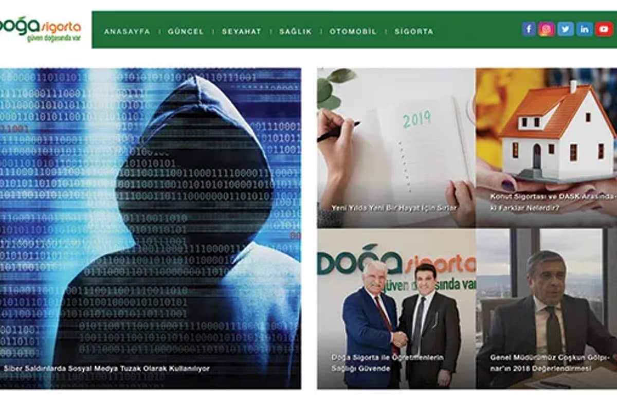 Doğa Sigorta Kurumsal Blog yayında