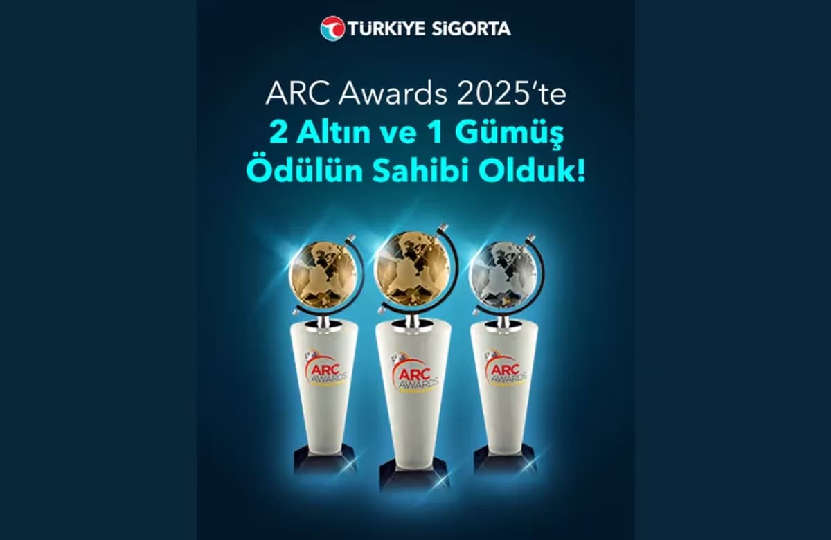 Türkiye Sigorta’ya ARC Awards’tan 3 uluslararası ödül