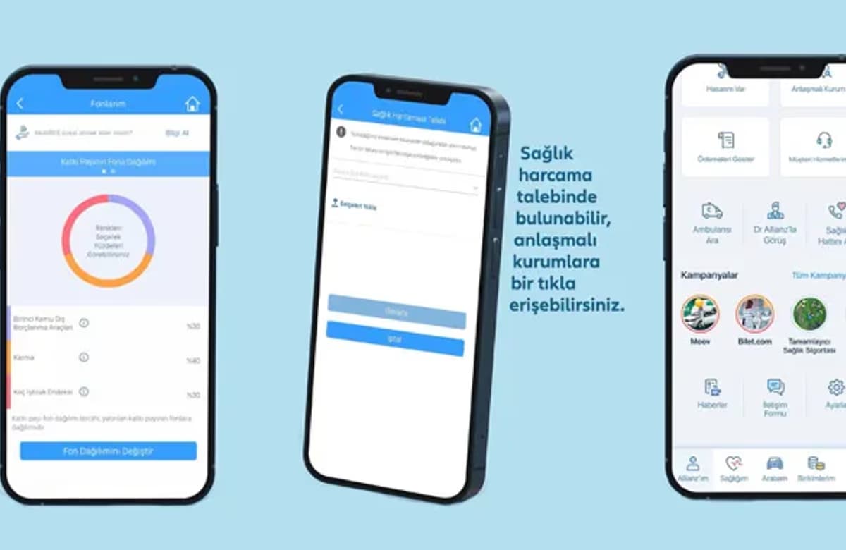 “Allianz’ım mobil uygulaması” yenilenen yüzü ve özellikleri ile Allianz müşterilerinin yanında