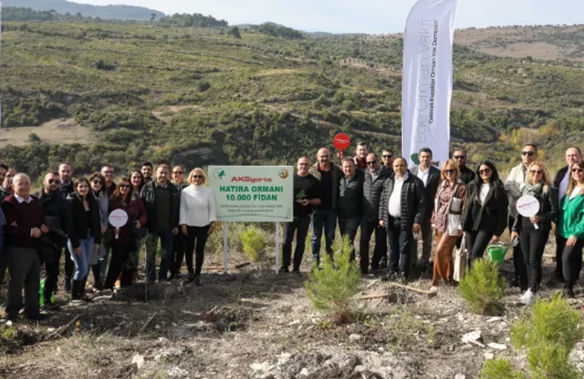 Aksigorta Hatıra Ormanı İzmit’ten sonra Manisa’da yeşeriyor