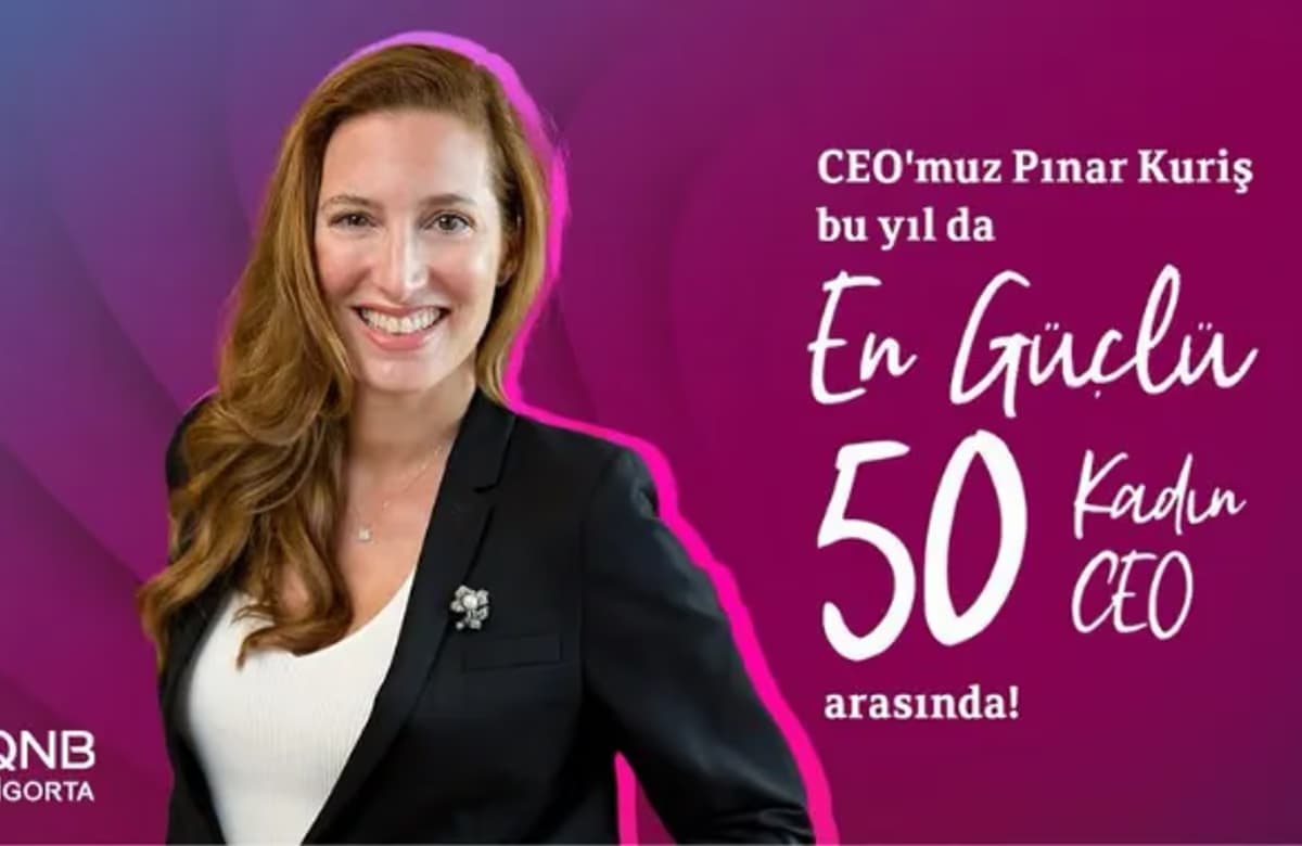 QNB Sigorta Genel Müdürü Pınar Kuriş, 6. kez “En Güçlü 50 Kadın CEO” listesinde