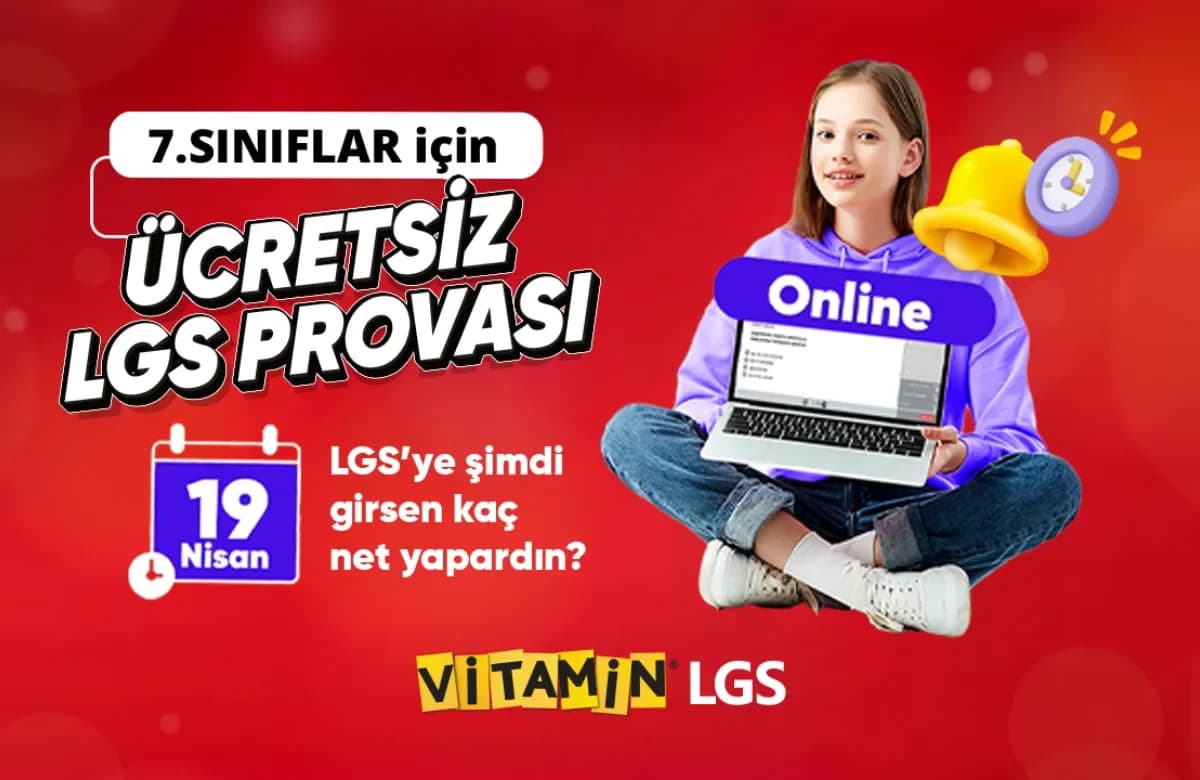 Türk Telekom’dan Vitamin LGS ile 7. sınıf öğrencilerine ücretsiz sınav fırsatı