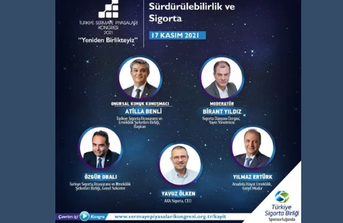 TSPK panelinde sigorta ve sürdürülebilirlik konuşulacak