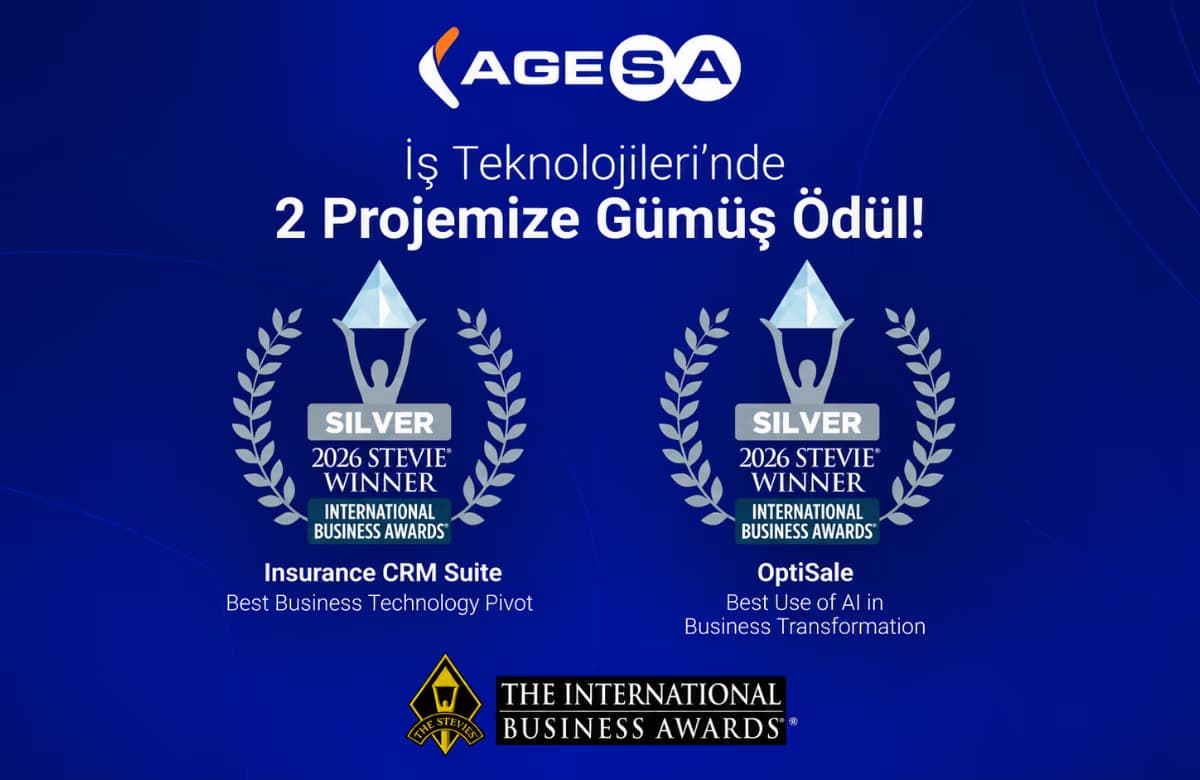 AgeSA’nın Teknoloji ve Yapay Zekâ Dönüşümüne İki Gümüş Stevie Ödülü!