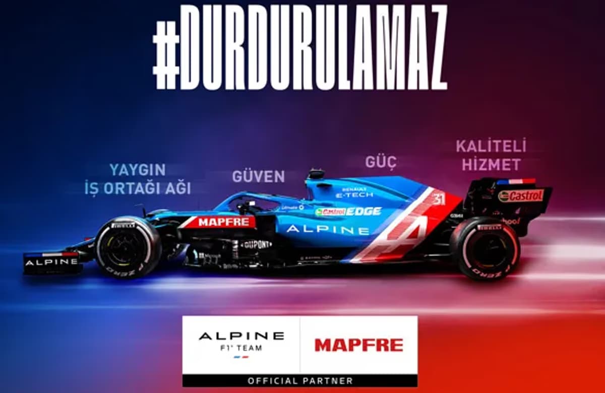 Mapfre’nin sponsoru olduğu Alpine F1 Takımı İstanbul için hazırlanıyor