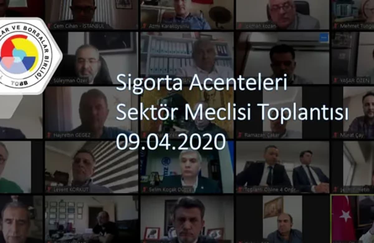 TOBB SAİK Sektör Meclisi Toplantısı video konferans ortamında gerçekleştirildi
