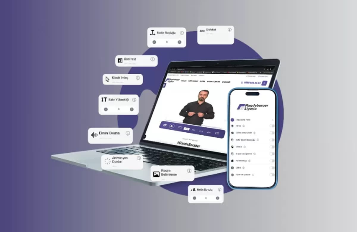 Magdeburger Sigorta’dan engelsiz web sitesi