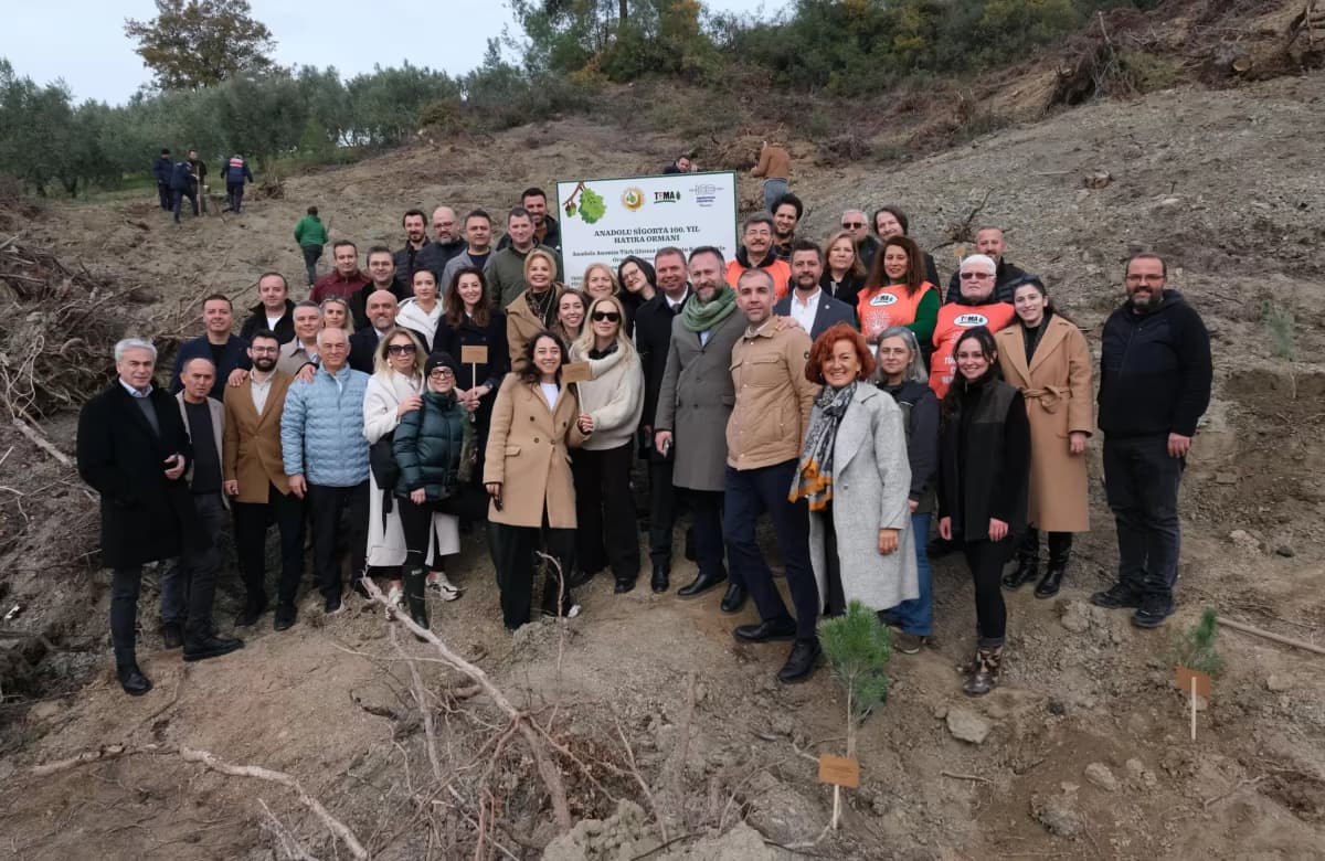 Anadolu Sigorta’nın 100. Yılına 100 Bin fidanlık yeşil miras