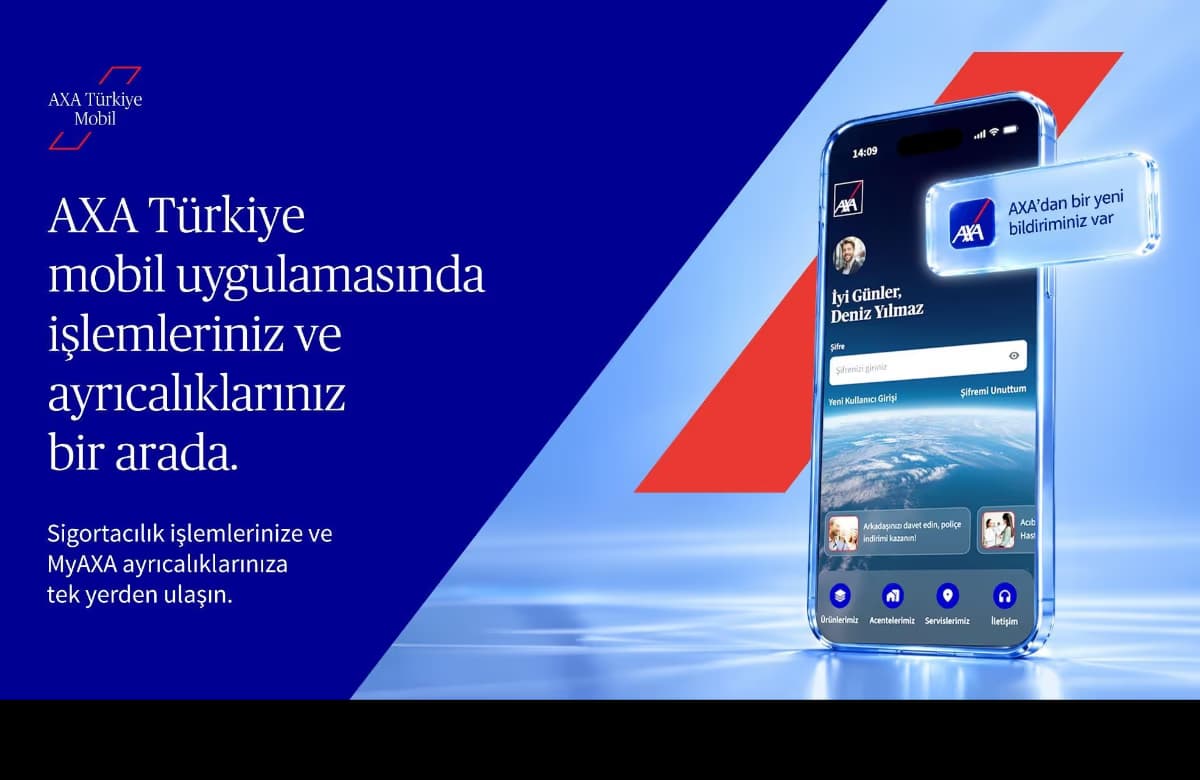 AXA Türkiye Mobil Yenilendi: Tüm İşlemler Tek Platformda