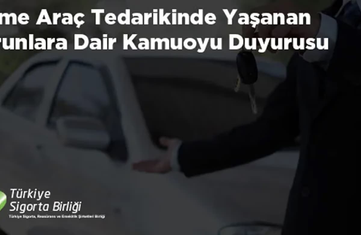 TSB ikame araç tedariki hakkında kamuoyu duyurusu yayınladı