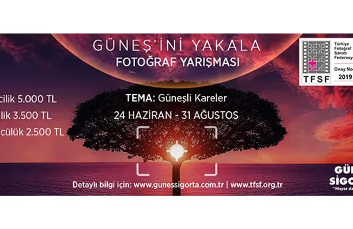 “Güneş’ini Yakala” Ulusal Fotoğraf Yarışması için son gün 31 Ağustos!