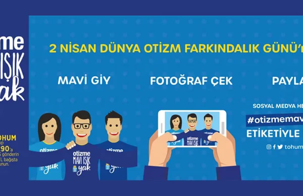2 Nisan’da “Otizme Mavi Işık Yak” çağrısı