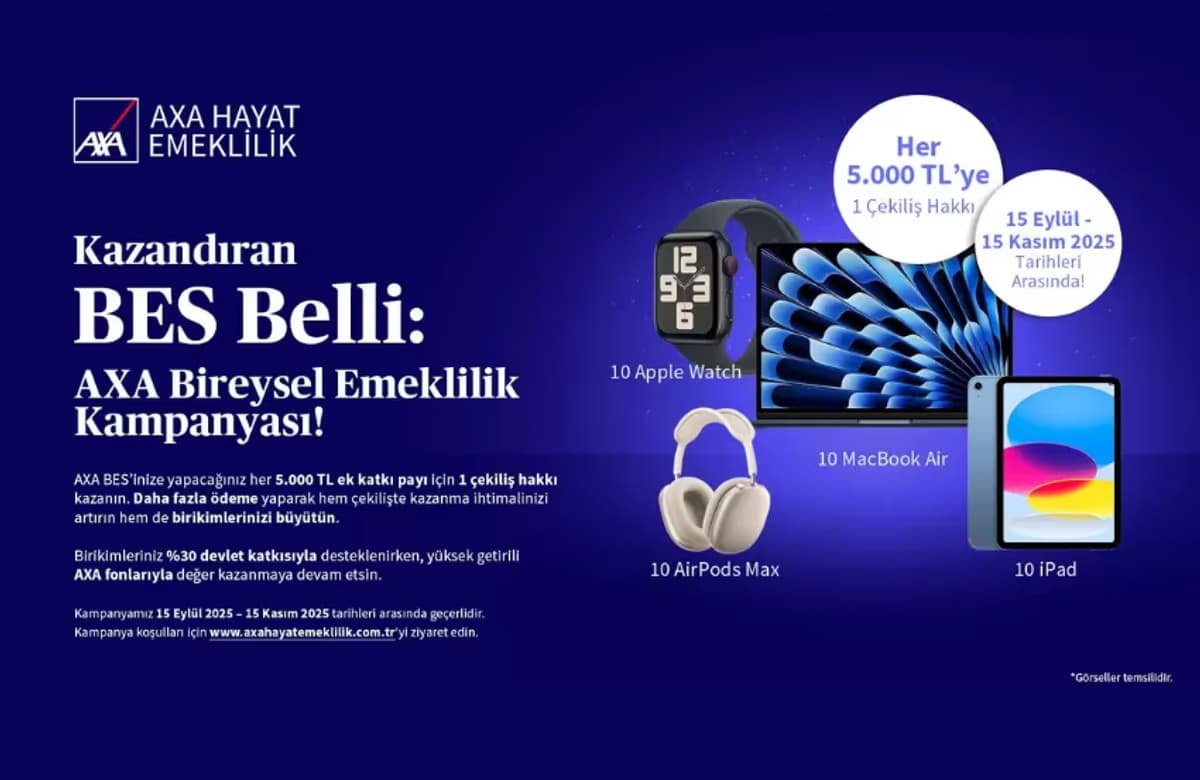 AXA Hayat ve Emeklilik’ten kazandıran BES kampanyası