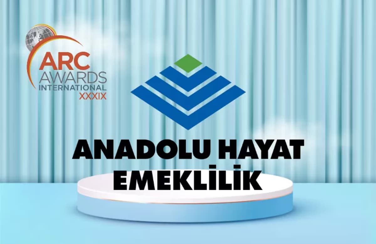 Anadolu Hayat Emeklilik’in entegre faaliyet raporuna ARC Awards’tan onur ödülü