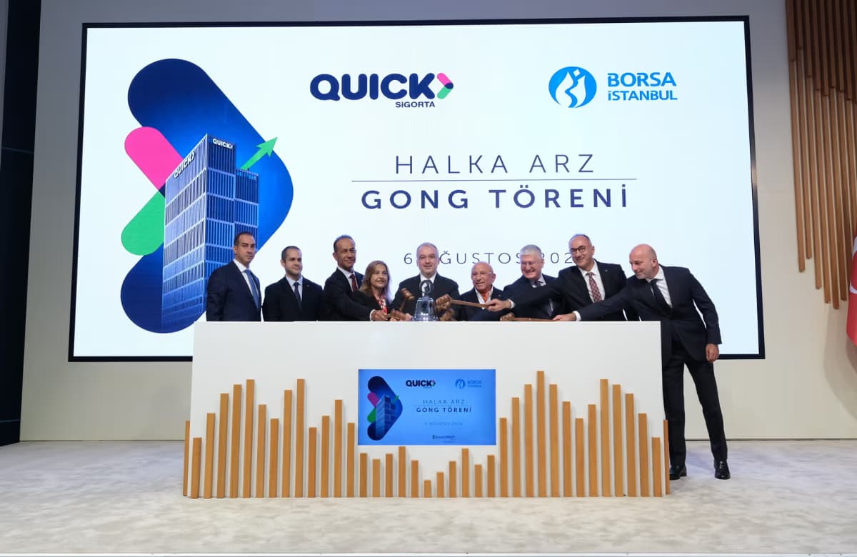 Gong, Quick Sigorta için çaldı