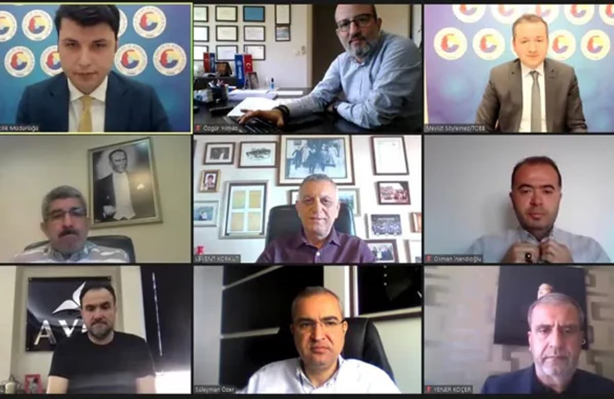 TOBB SAİK yönetimi 2021 Nisan aylık olağan toplantısını gerçekleştirdi