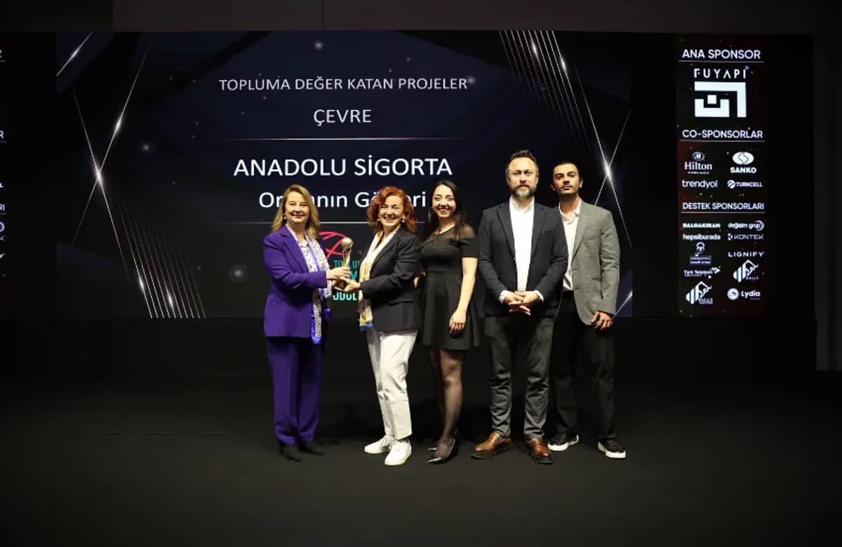 Anadolu Sigorta Toplumsal Fayda Ödülleri’nden ödülle döndü