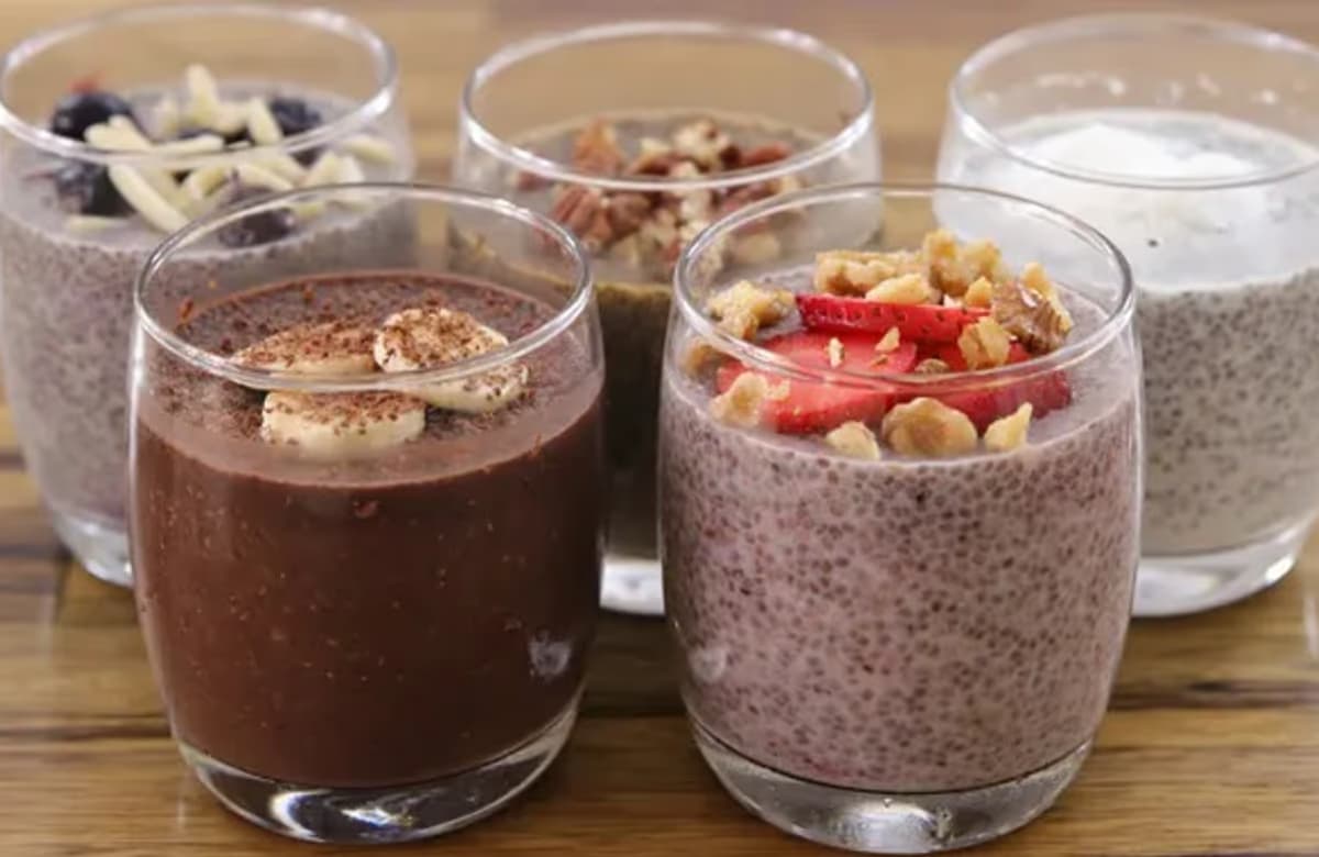 Sağlıklı ve yapımı kolay 4 chia puding tarifi